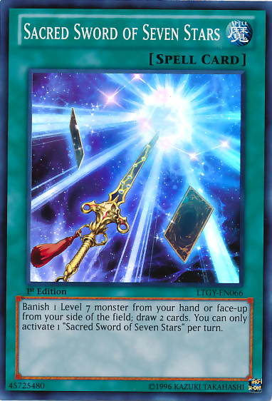 Sacred Sword of Seven Stars [LTGY-EN066] Super Rare | Black Swamp Games