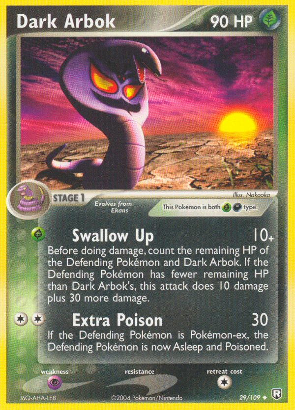 Dark Arbok (29/109) [EX: Team Rocket Returns] | Black Swamp Games