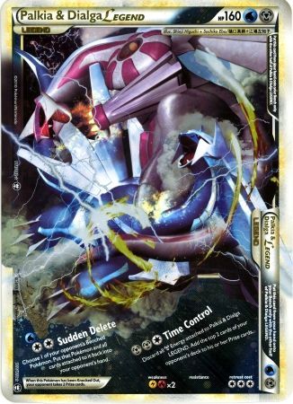 Palkia & Dialga LEGEND (101/102) (Jumbo Card) [HeartGold & SoulSilver: Triumphant] | Black Swamp Games