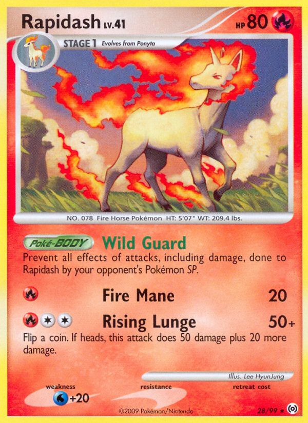 Rapidash (28/99) [Platinum: Arceus] | Black Swamp Games