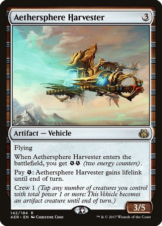 Aethersphere Harvester [Aether Revolt] | Black Swamp Games
