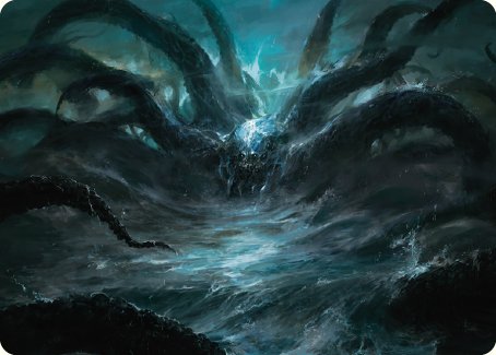 The Watcher in the Water Art Card [The Lord of the Rings: Tales of Middle-earth Art Series] | Black Swamp Games
