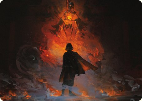 Pippin, Guard of the Citadel Art Card [The Lord of the Rings: Tales of Middle-earth Art Series] | Black Swamp Games