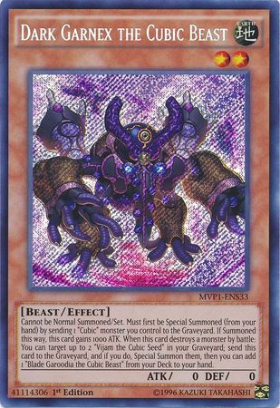 Dark Garnex the Cubic Beast [MVP1-ENS33] Secret Rare | Black Swamp Games