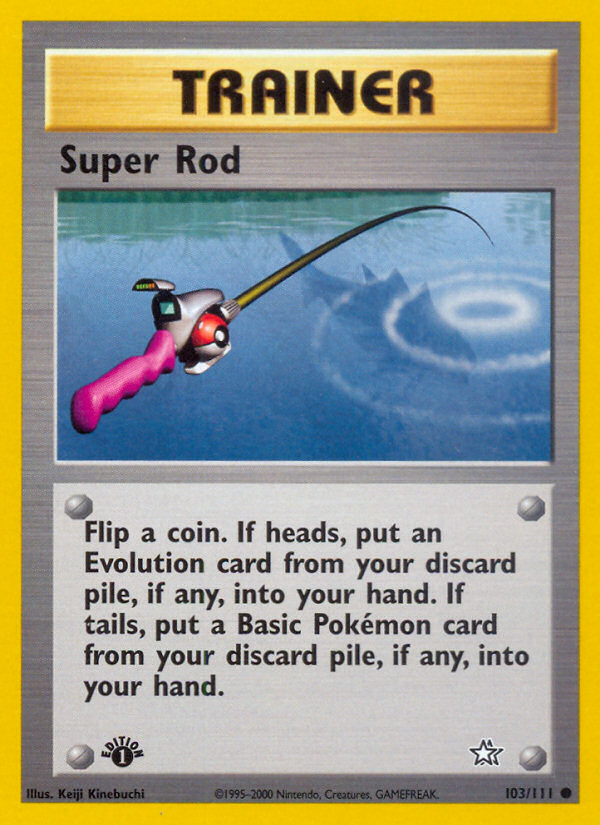 Super Rod (103/111) [Neo Genesis 1st Edition] | Black Swamp Games