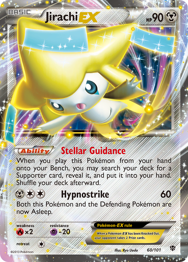 Jirachi EX (60/101) [Black & White: Plasma Blast] | Black Swamp Games