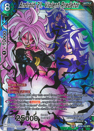 Android 21, Violent Predator (SPR) [BT8-122] | Black Swamp Games