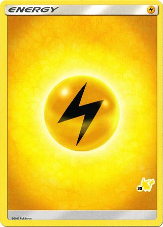 Lightning Energy (Pikachu Stamp #35) [Battle Academy 2020] | Black Swamp Games