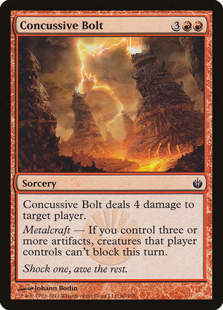 Concussive Bolt [Mirrodin Besieged] | Black Swamp Games