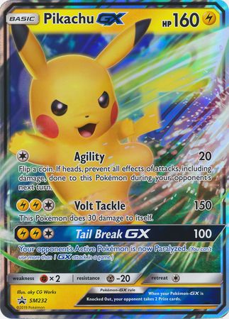 Pikachu GX (SM232) (Jumbo Card) [Sun & Moon: Black Star Promos] | Black Swamp Games