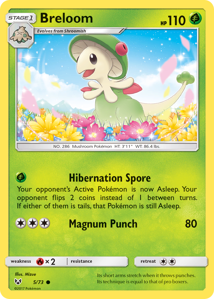 Breloom (5/73) [Sun & Moon: Shining Legends] | Black Swamp Games