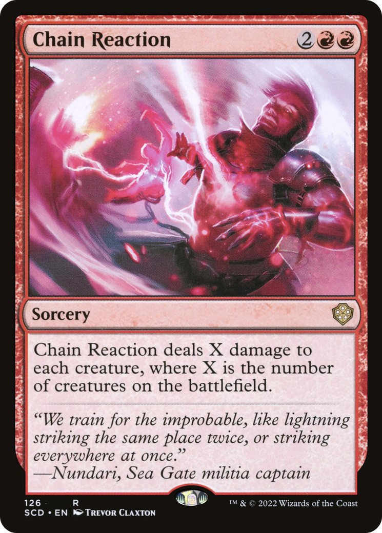 Chain Reaction [Starter Commander Decks] | Black Swamp Games