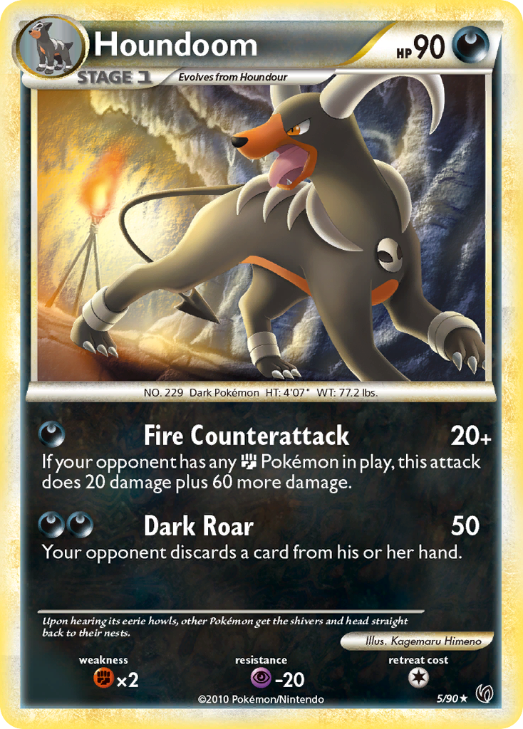 Houndoom (5/90) [HeartGold & SoulSilver: Undaunted] | Black Swamp Games