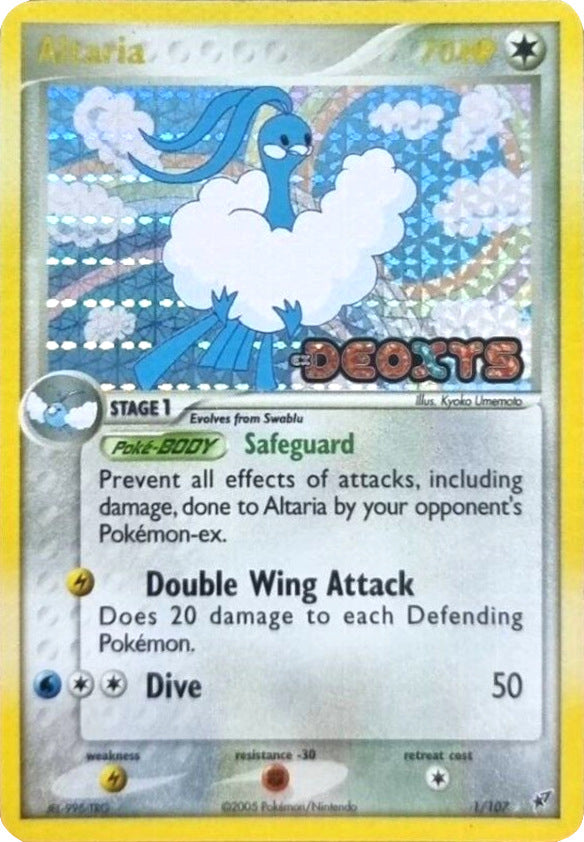 Altaria (1/107) (Stamped) [EX: Deoxys] | Black Swamp Games