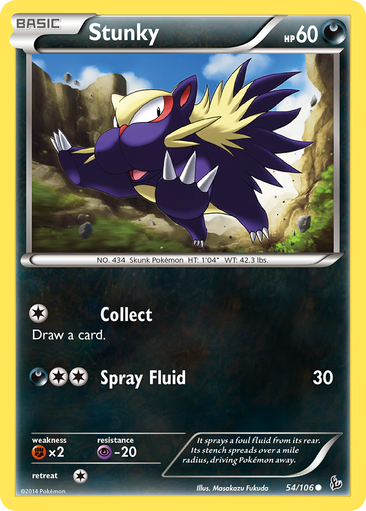 Stunky (54/106) [XY: Flashfire] | Black Swamp Games