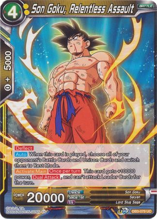 Son Goku, Relentless Assault [DB3-079] | Black Swamp Games