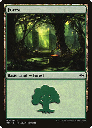 Forest (185) [Fate Reforged] | Black Swamp Games
