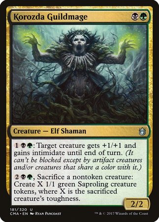 Korozda Guildmage [Commander Anthology] | Black Swamp Games
