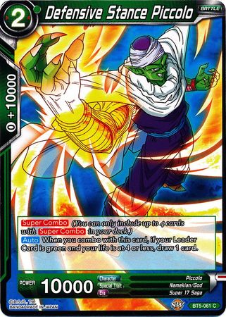 Defensive Stance Piccolo (BT5-061) [Miraculous Revival] | Black Swamp Games