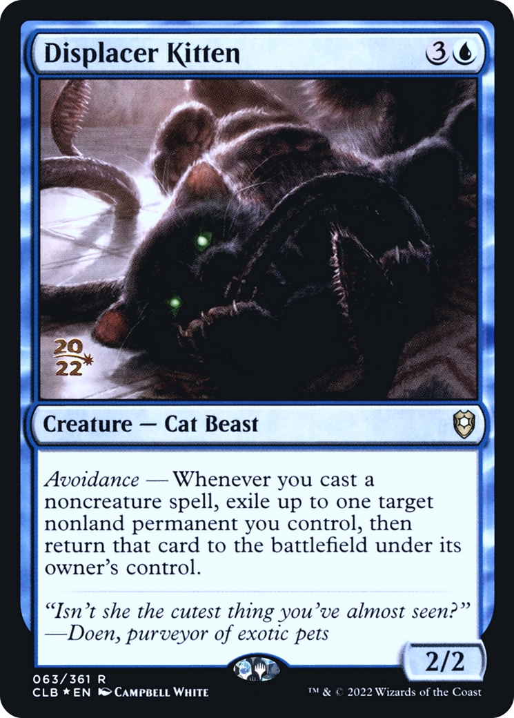 Displacer Kitten (Promo Pack) [The Lost Caverns of Ixalan Promos] | Black Swamp Games