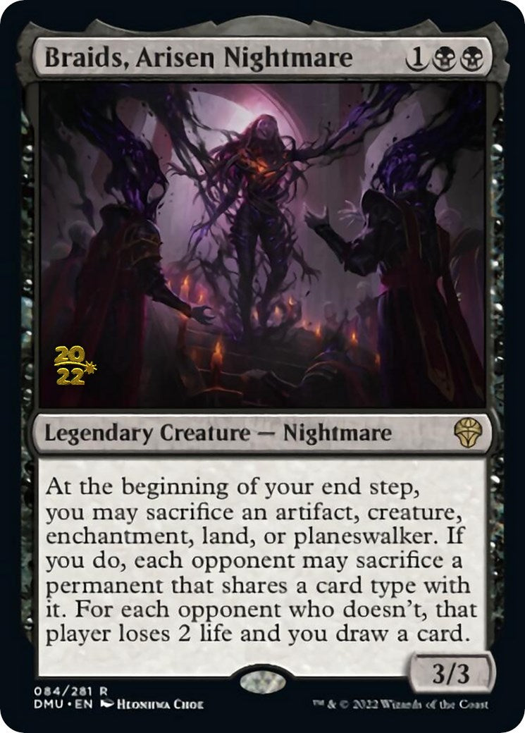 Braids, Arisen Nightmare [Dominaria United Prerelease Promos] | Black Swamp Games