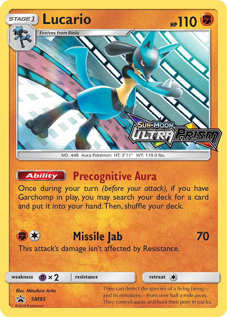 Lucario (SM95) (Prerelease Promo) [Sun & Moon: Black Star Promos] | Black Swamp Games