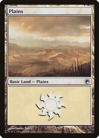 Plains (232) [Scars of Mirrodin] | Black Swamp Games