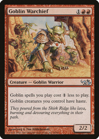 Goblin Warchief [Duel Decks: Elves vs. Goblins] | Black Swamp Games