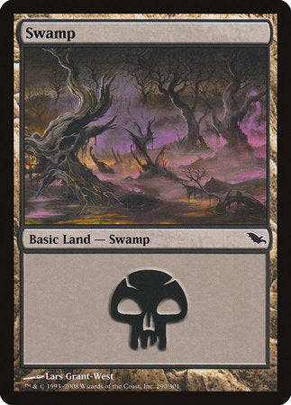 Swamp (290) [Shadowmoor] | Black Swamp Games