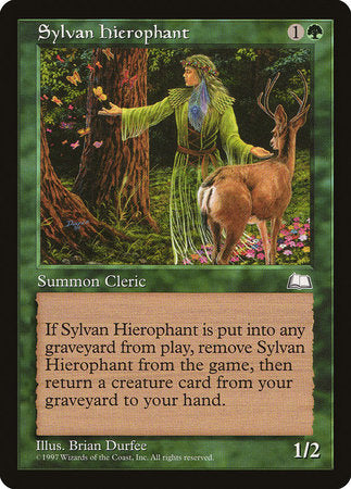 Sylvan Hierophant [Weatherlight] | Black Swamp Games