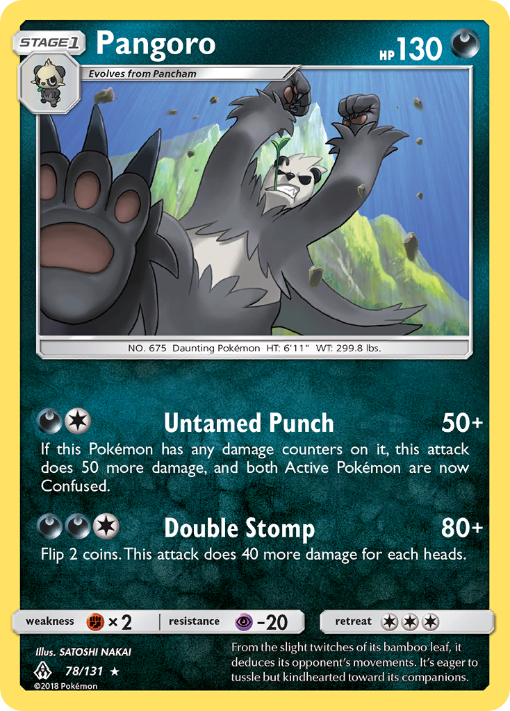 Pangoro (78/131) [Sun & Moon: Forbidden Light] | Black Swamp Games