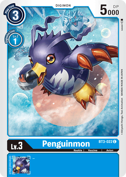 Penguinmon [BT3-022] [Release Special Booster Ver.1.5] | Black Swamp Games