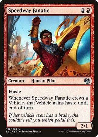 Speedway Fanatic [Kaladesh] | Black Swamp Games