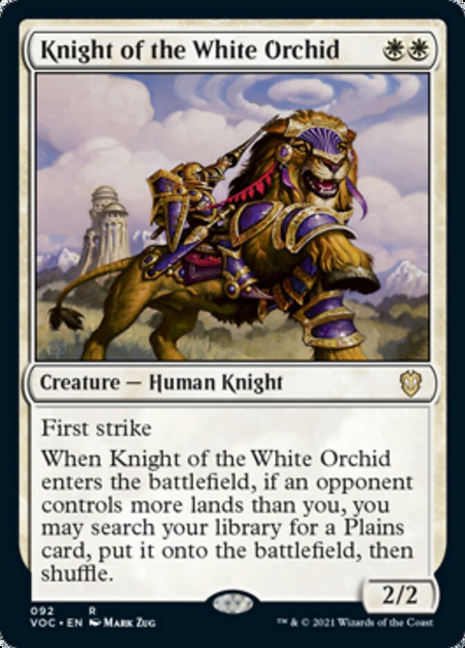 Knight of the White Orchid [Innistrad: Crimson Vow Commander] | Black Swamp Games