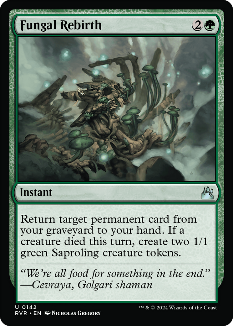 Fungal Rebirth [Ravnica Remastered] | Black Swamp Games