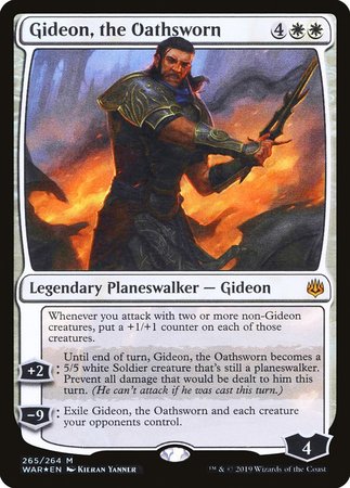 Gideon, the Oathsworn [War of the Spark] | Black Swamp Games