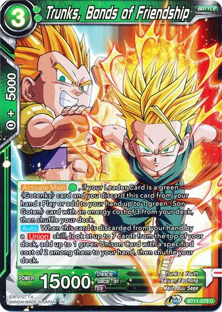 Trunks, Bonds of Friendship [BT11-079] | Black Swamp Games