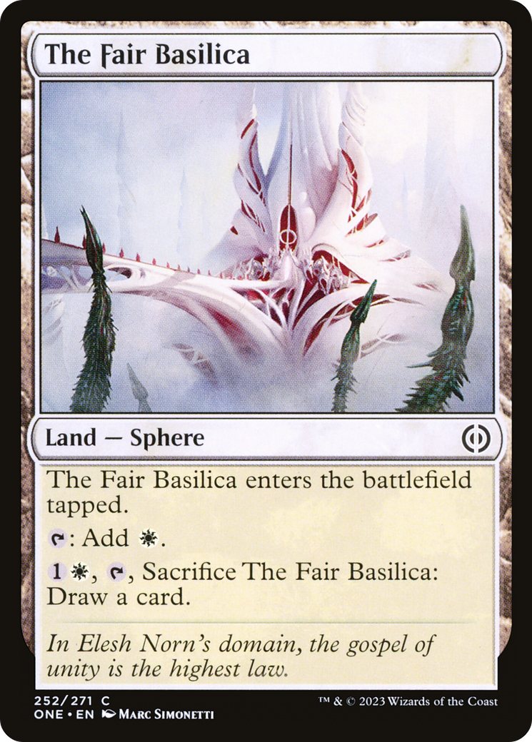 The Fair Basilica [Phyrexia: All Will Be One] | Black Swamp Games