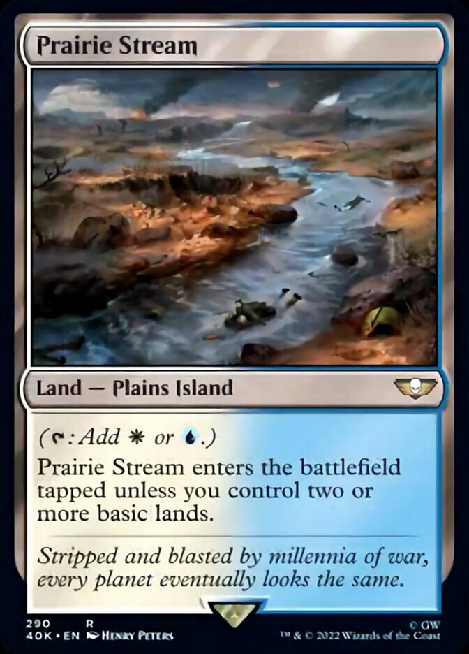 Prairie Stream (Surge Foil) [Universes Beyond: Warhammer 40,000] | Black Swamp Games