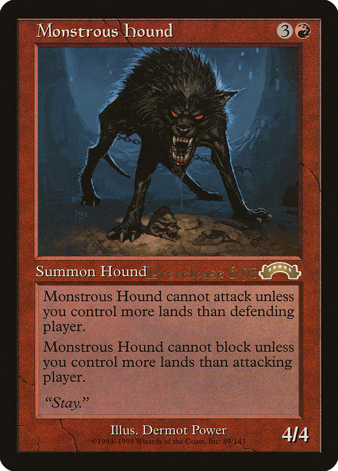 Monstrous Hound [Exodus Promos] | Black Swamp Games