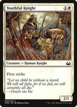 Youthful Knight [Modern Masters 2017] | Black Swamp Games