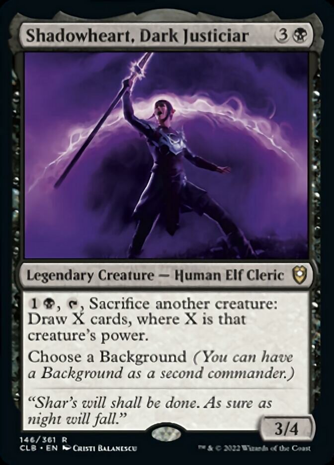 Shadowheart, Dark Justiciar [Commander Legends: Battle for Baldur's Gate] | Black Swamp Games