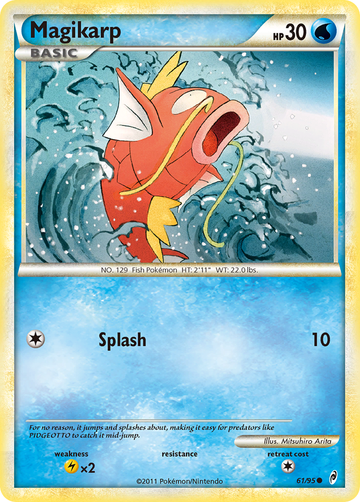 Magikarp (61/95) [HeartGold & SoulSilver: Call of Legends] | Black Swamp Games