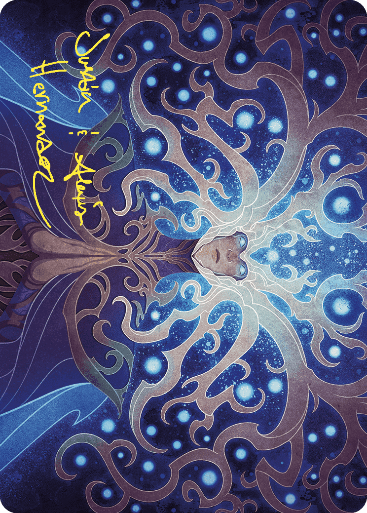 Omniscience Art Card (Gold-Stamped Signature) [Wilds of Eldraine Art Series] | Black Swamp Games