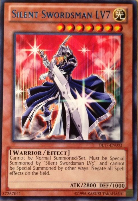 Silent Swordsman LV7 (Blue) [DL17-EN003] Rare | Black Swamp Games