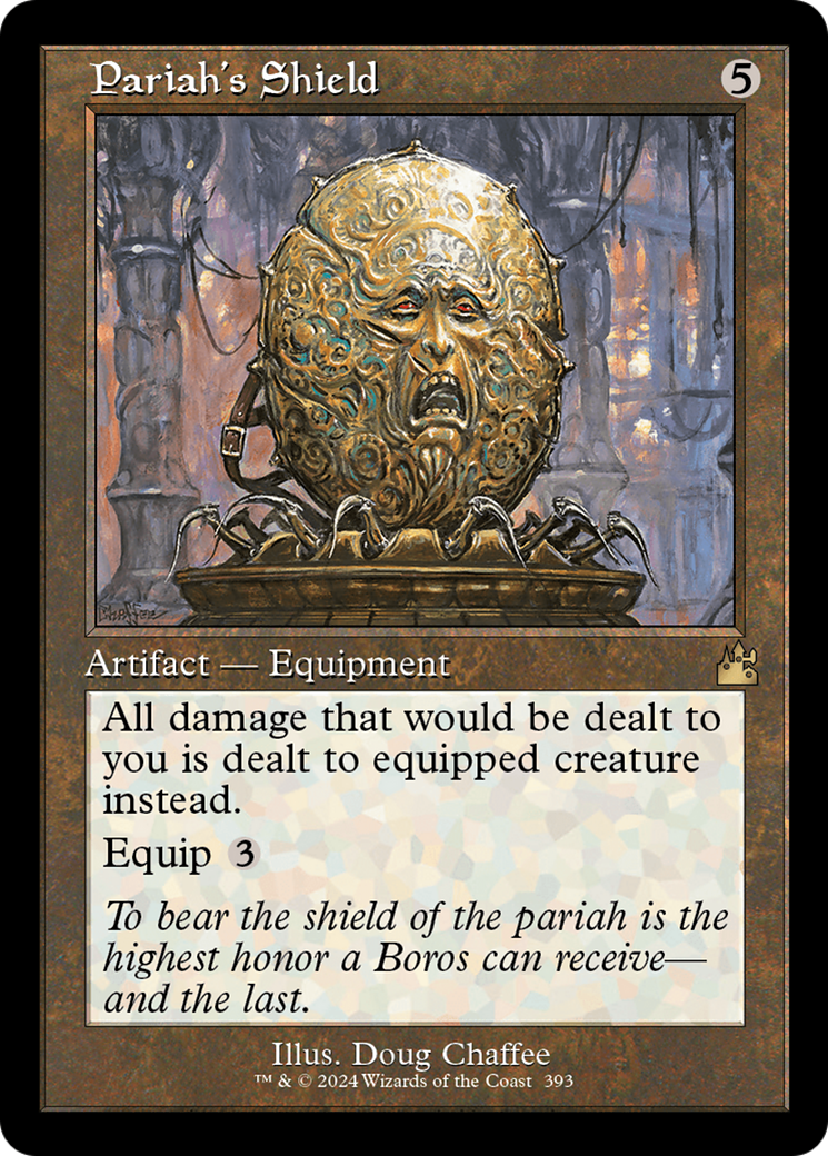 Pariah's Shield (Retro Frame) [Ravnica Remastered] | Black Swamp Games