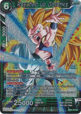 Psyched Up Gotenks (Foil) (EX01-07) [Mighty Heroes] | Black Swamp Games