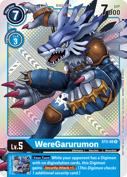 digimon weregarurumon card WereGarurumon (Alternate Art) - Classic Collection