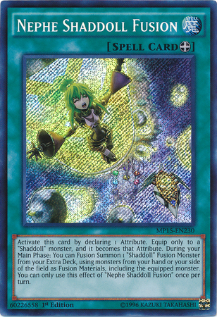 Nephe Shaddoll Fusion [MP15-EN230] Secret Rare | Black Swamp Games