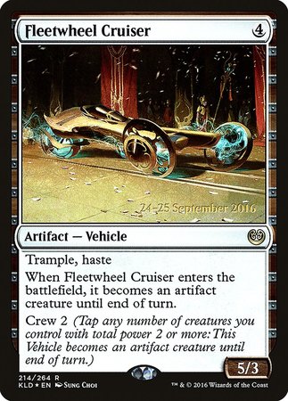 Fleetwheel Cruiser [Kaladesh Promos] | Black Swamp Games